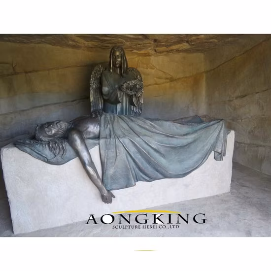 Outdoor Tall Religious Figure The Sacred Heart of Jesus Bronze Sculpture