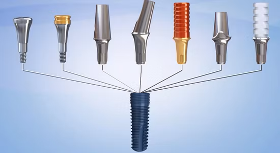 2.9 mm Different Prosthetic Connections Dental Isykone Implants