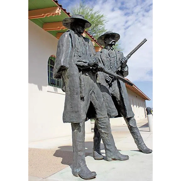 Life-Size Wyatt Earp & Doc Holliday Copper Sculpture