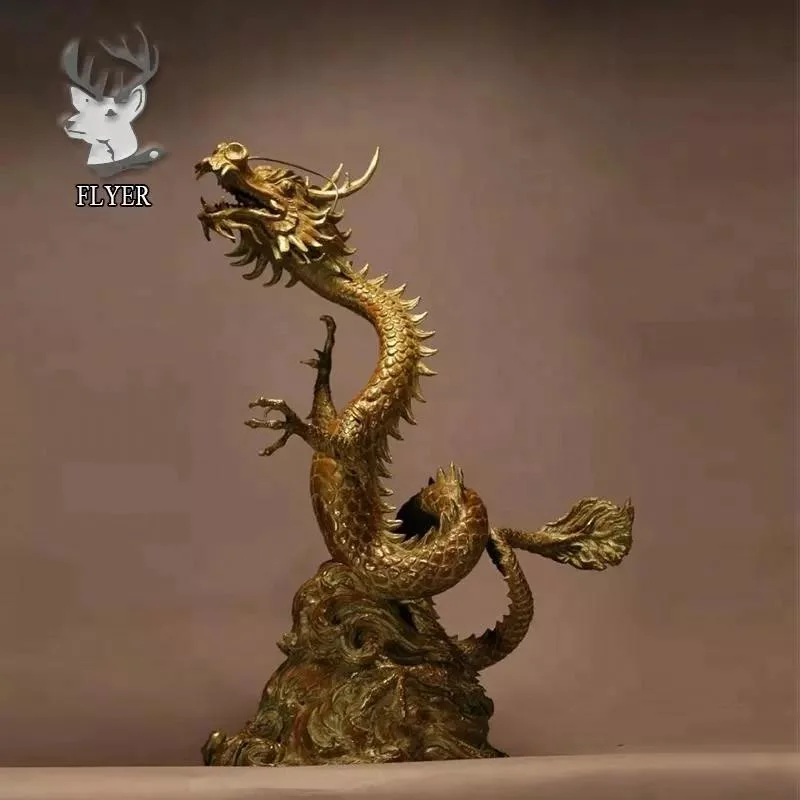 Animal Statue Outdoor Large Decor Life Size Chinese Dragon Statue for Sale
