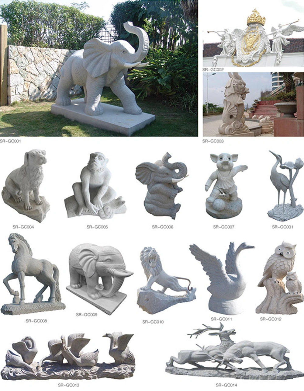 Animal Life Size Stone Carving Statue Natural Outdoor Marble Lion Sculpture Statue