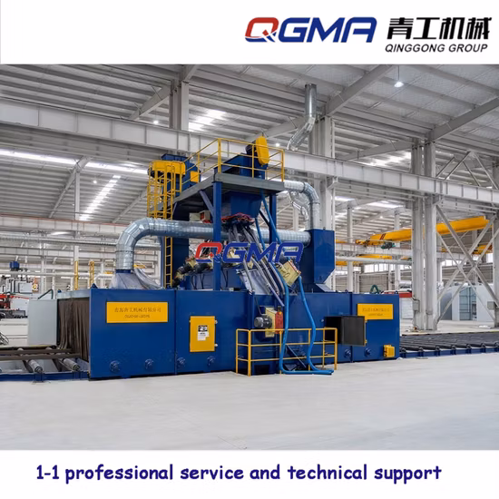 Пескоструйная машина стандарта CE с системой транспортировки на тележке